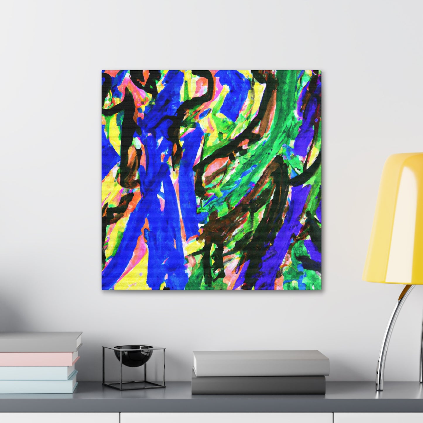 Joyous Swirling Ferment - Canvas