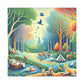 Whispering Woodland Serenity - Canvas