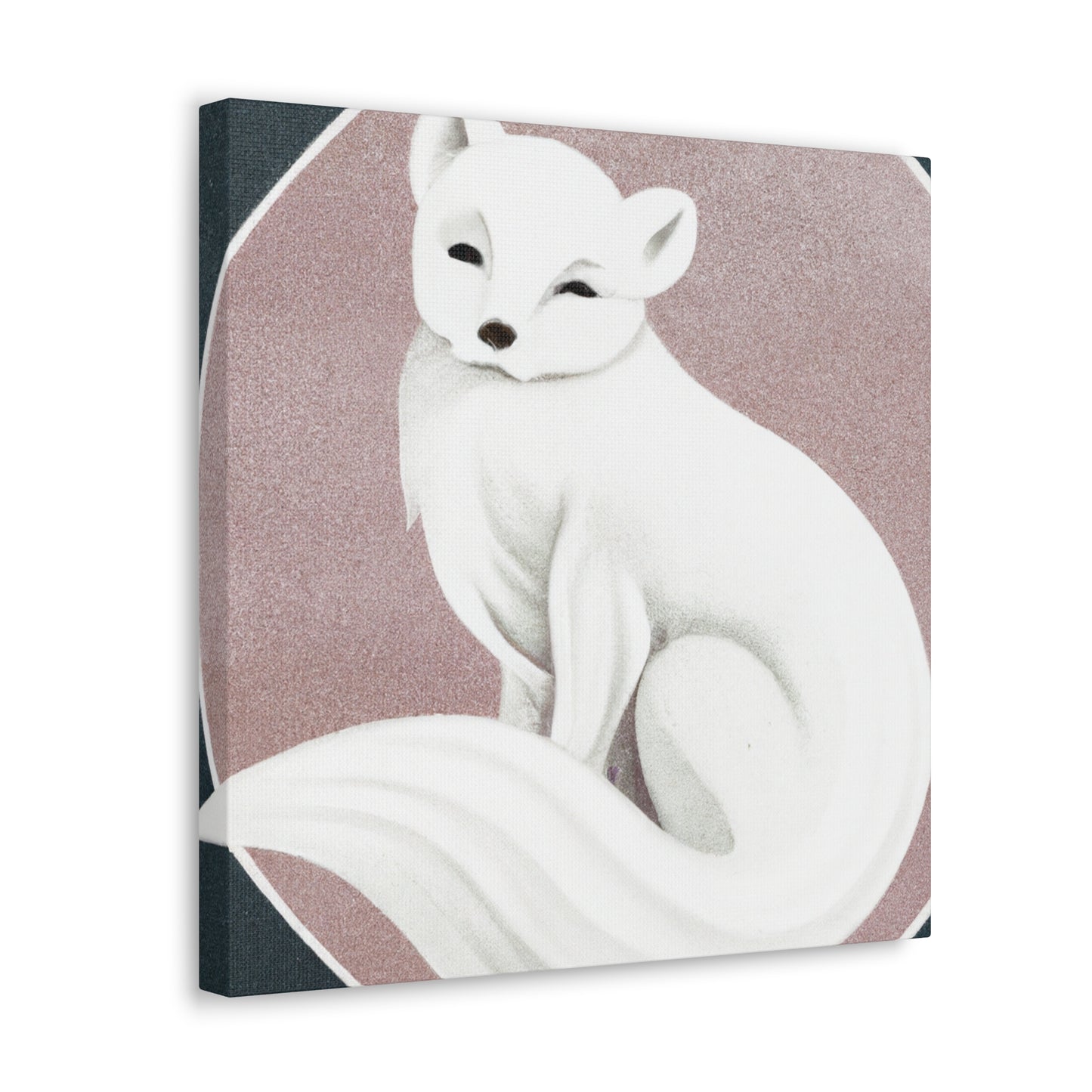 "Arctic Fox in Snow" - Canvas