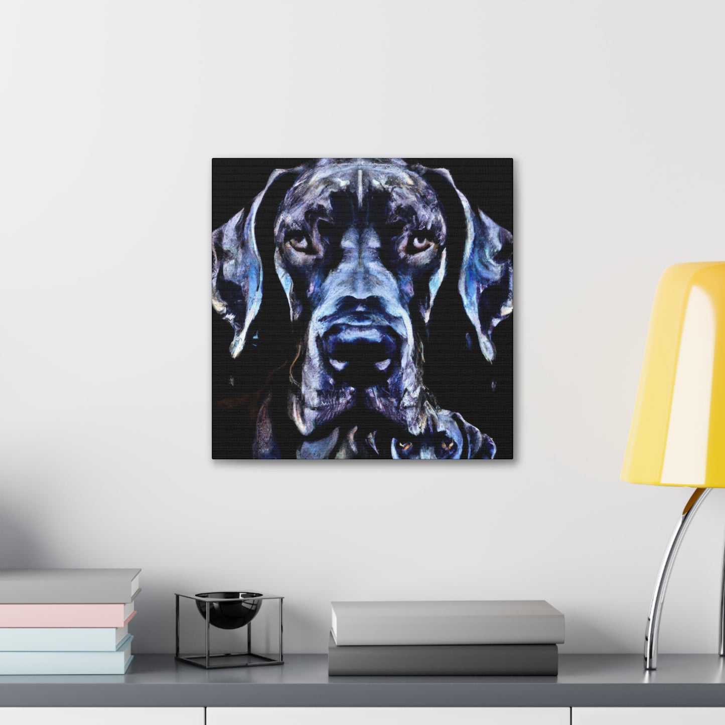 Great Dane in Deco. - Canvas