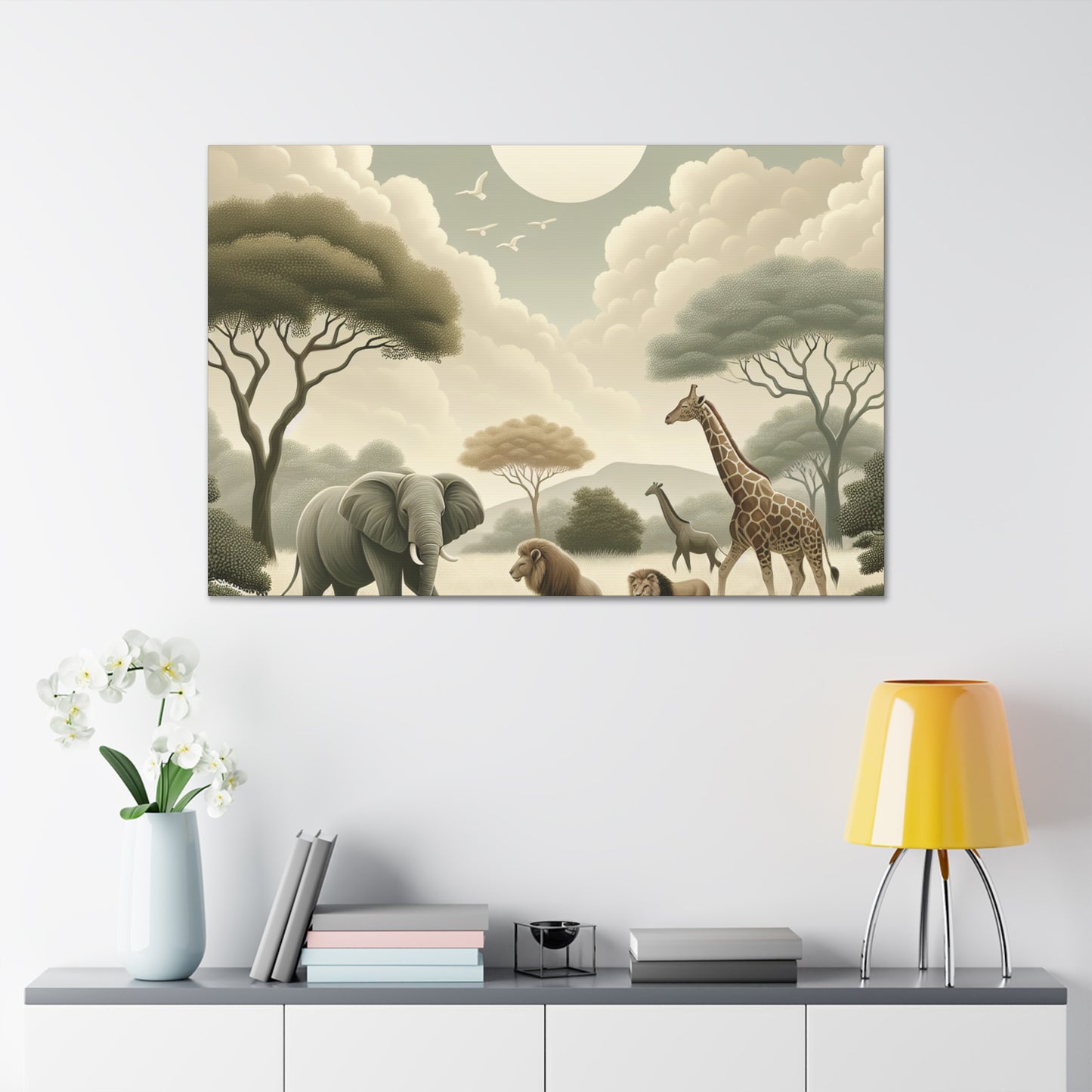 "Wild Safari Symphony" - Canvas