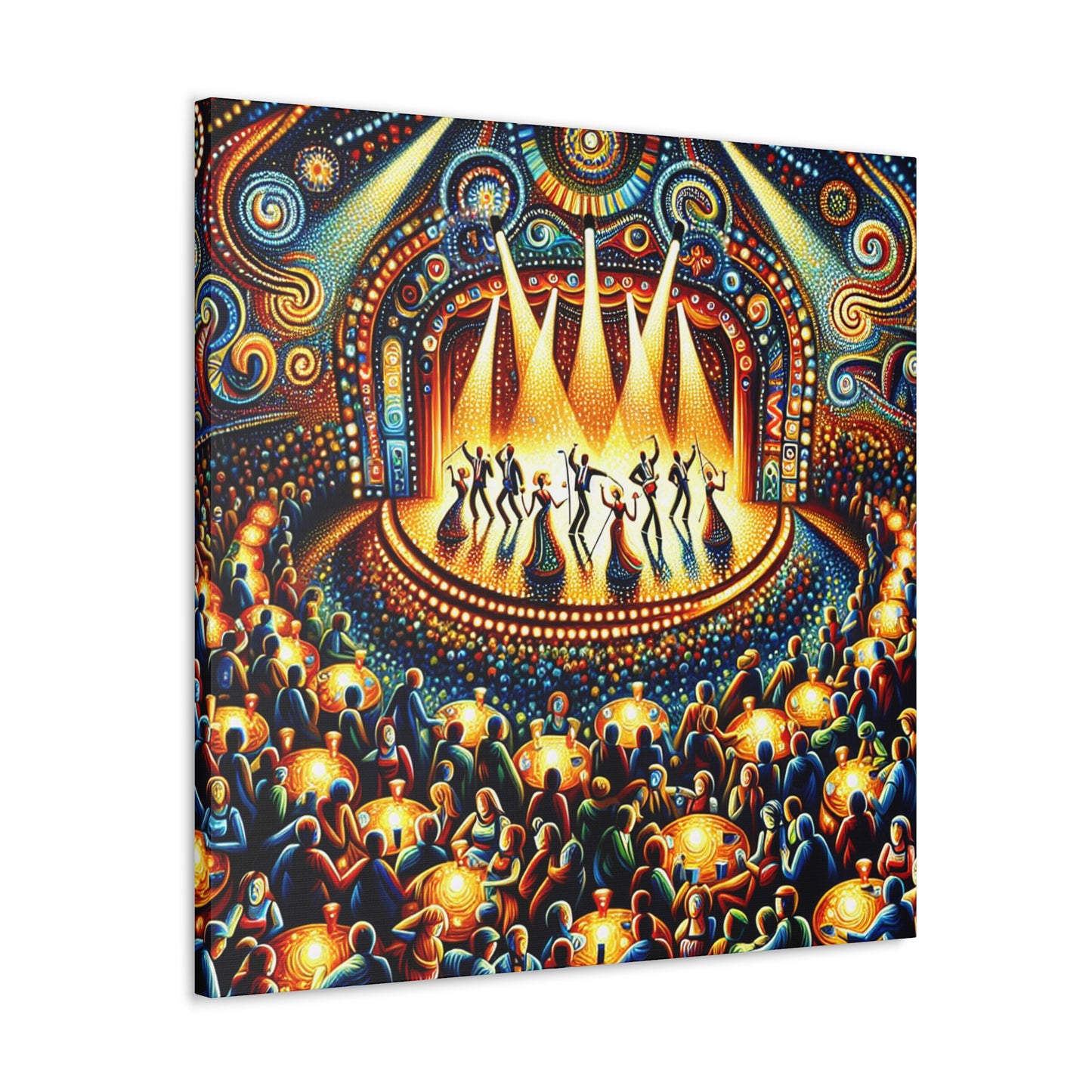 Dancing Melodies Unveiled - Canvas