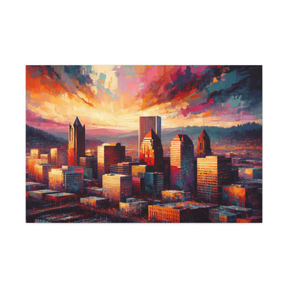 "Pioneer City Symphony" - Canvas