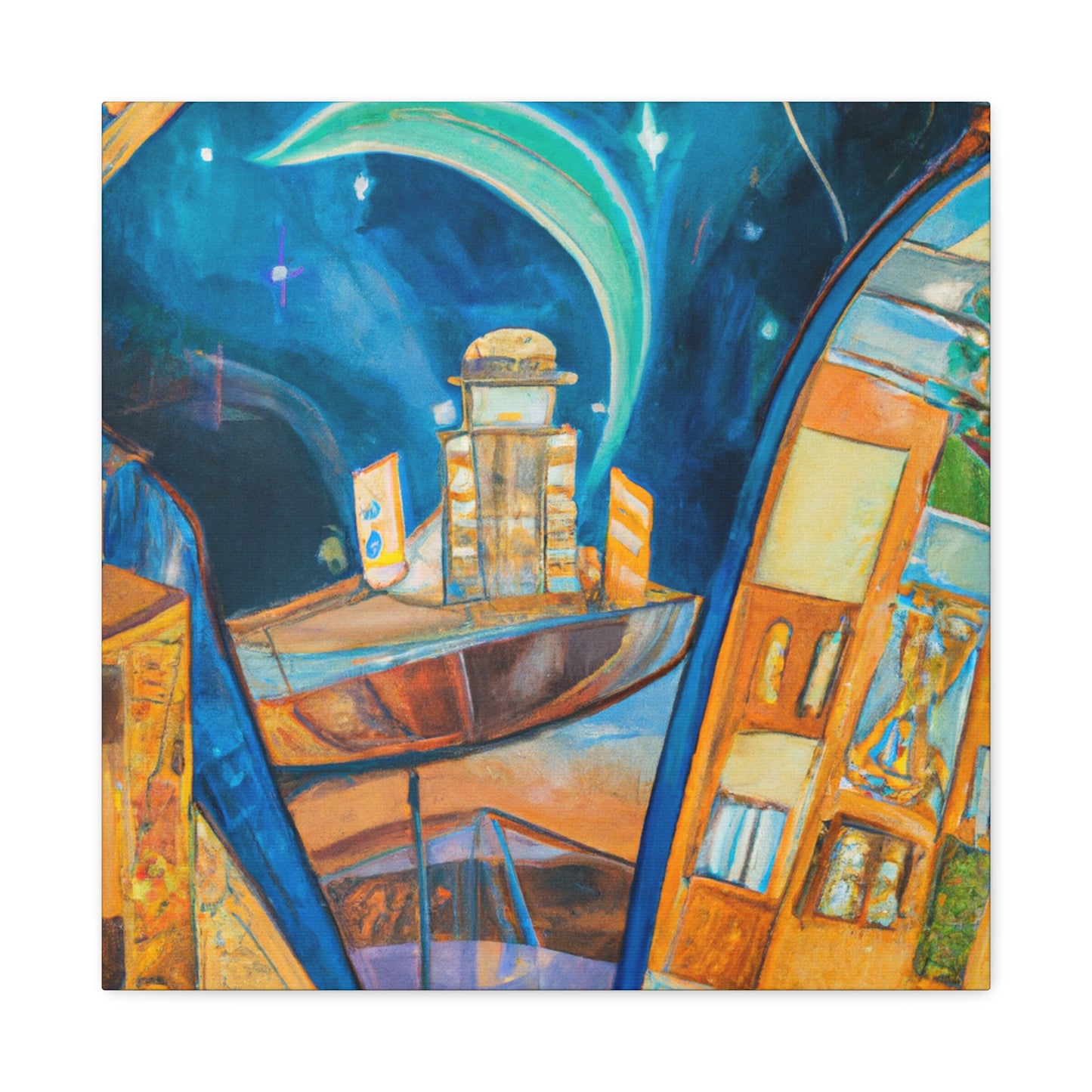 "New York Skyscape Visions" - Canvas