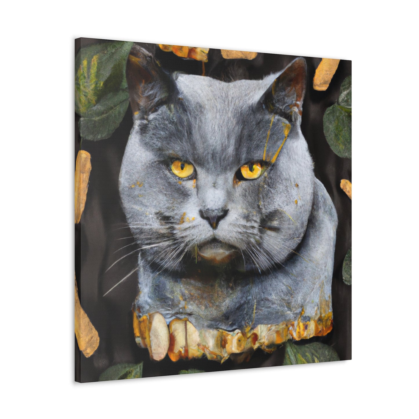 "Purrfect British Shorthair" - Canvas