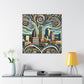 "Texas Tapestry: San Antonio" - Canvas