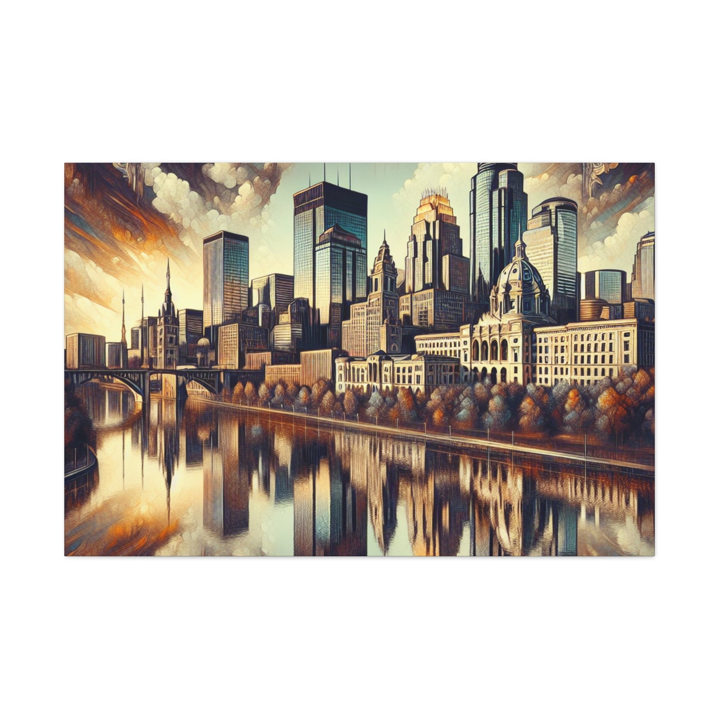 "Majestic Minneapolis Splendor" - Canvas