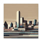 "Urban Serenity: Dallas Elegance" - Canvas