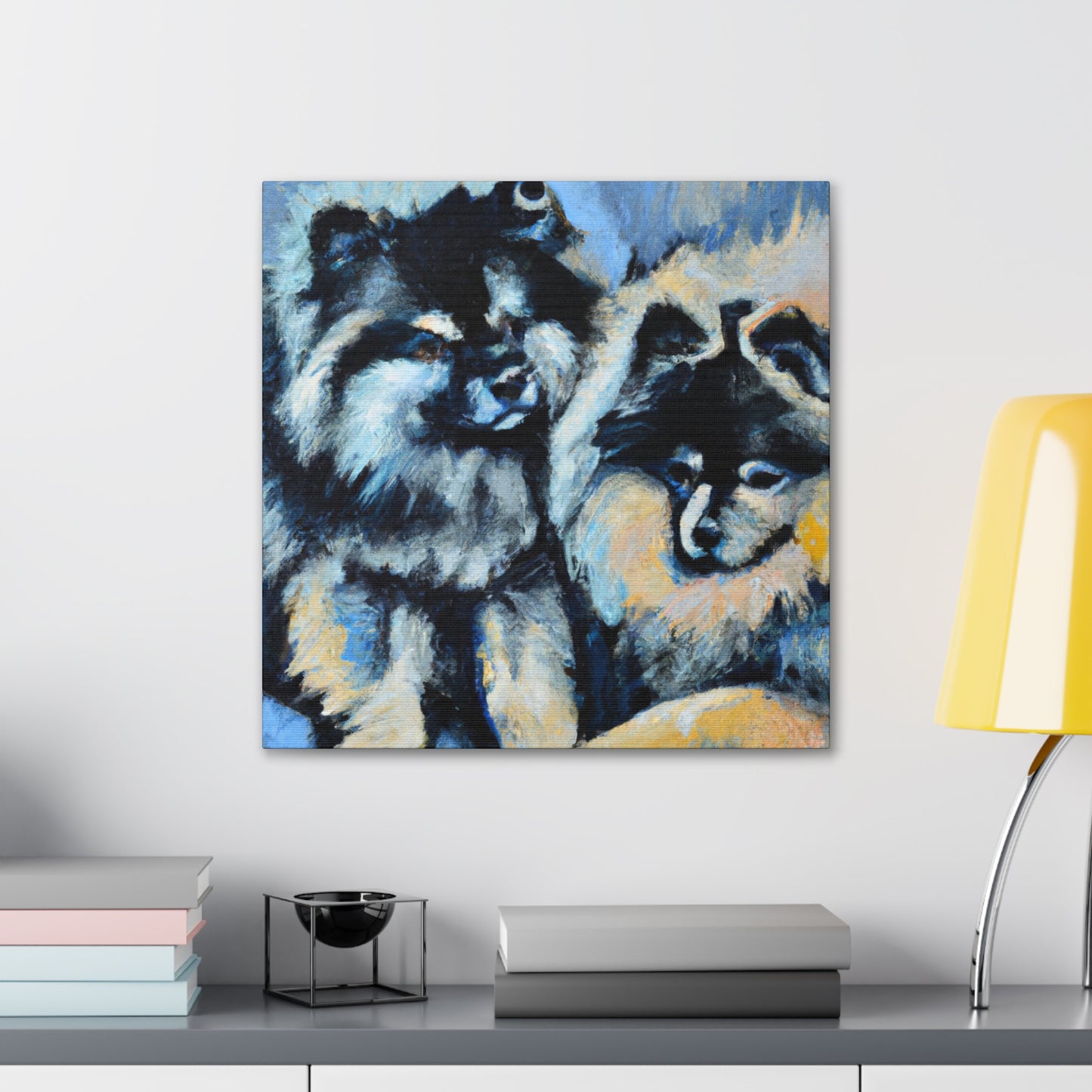 Keeshond in Splendor - Canvas