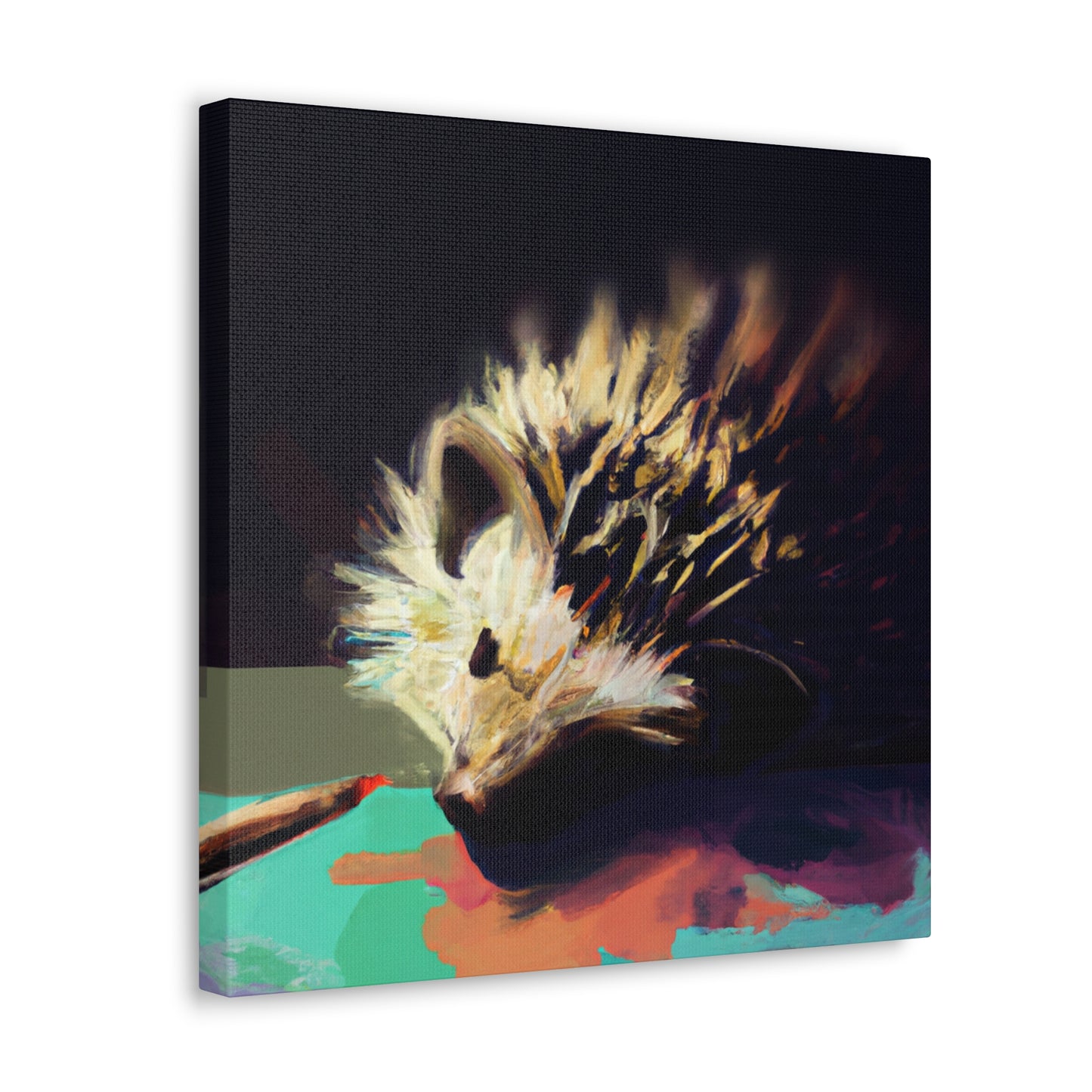 "Hedgehog's Surreal Dream" - Canvas