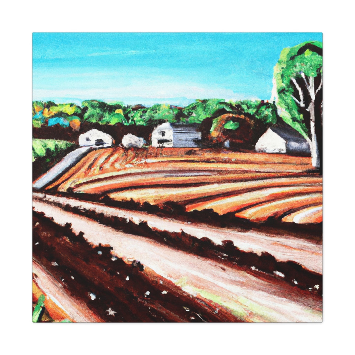 Country Road Pop Art - Canvas