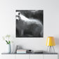 "Arctic Wolf Impressionism" - Canvas