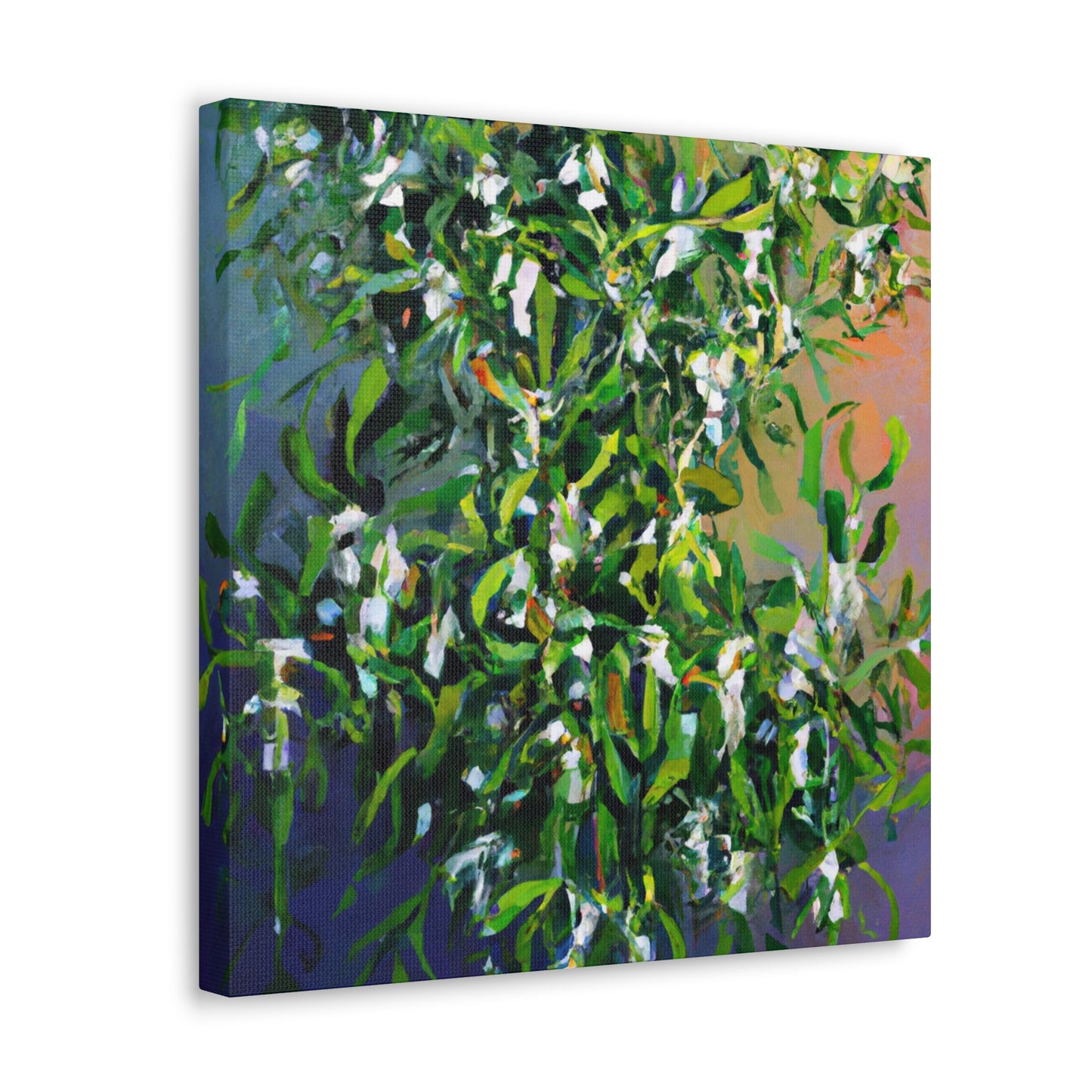 Mistletoe in Moonlight - Canvas