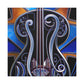 "Bass Guitar Art Deco" - Canvas