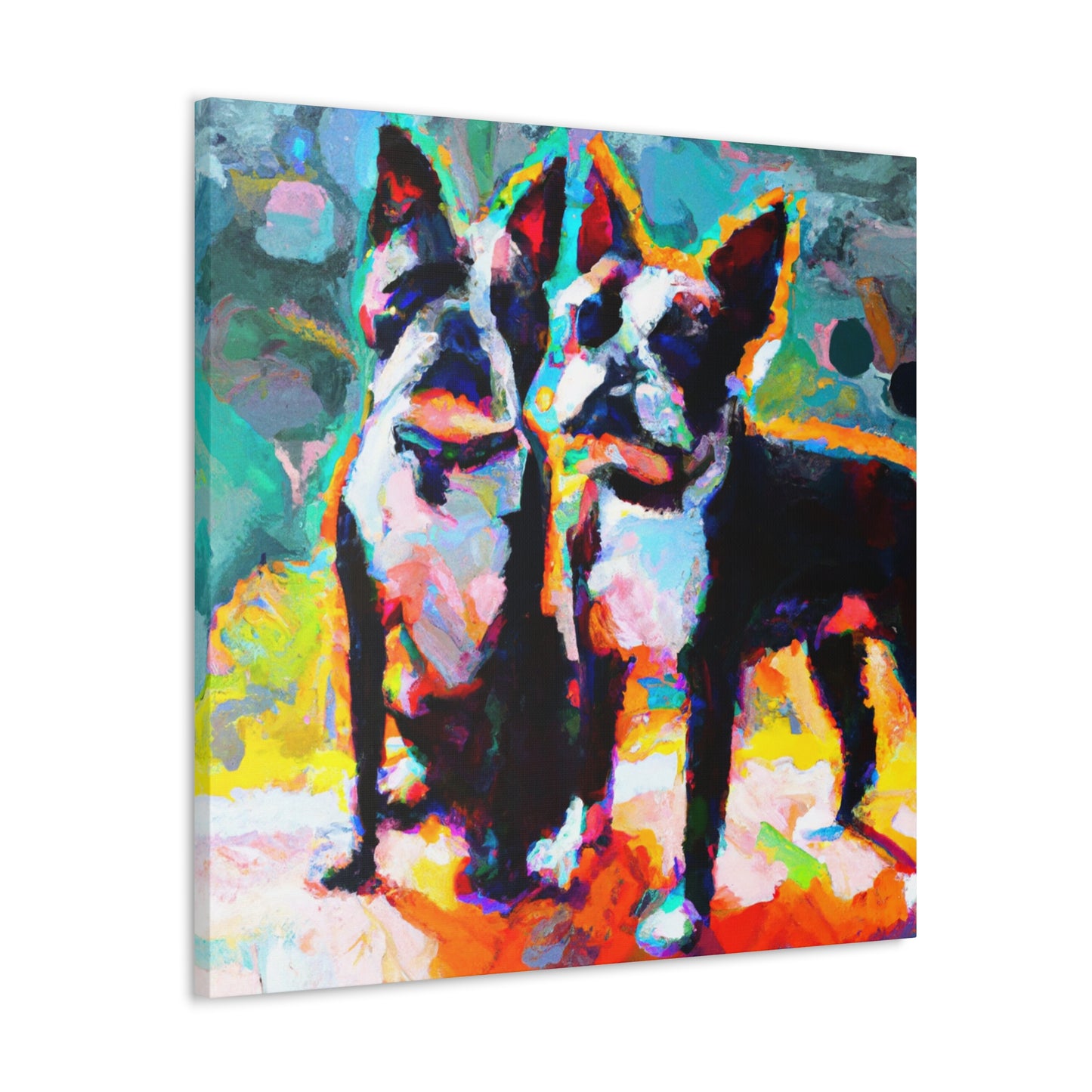 Boston Terrier Impression - Canvas