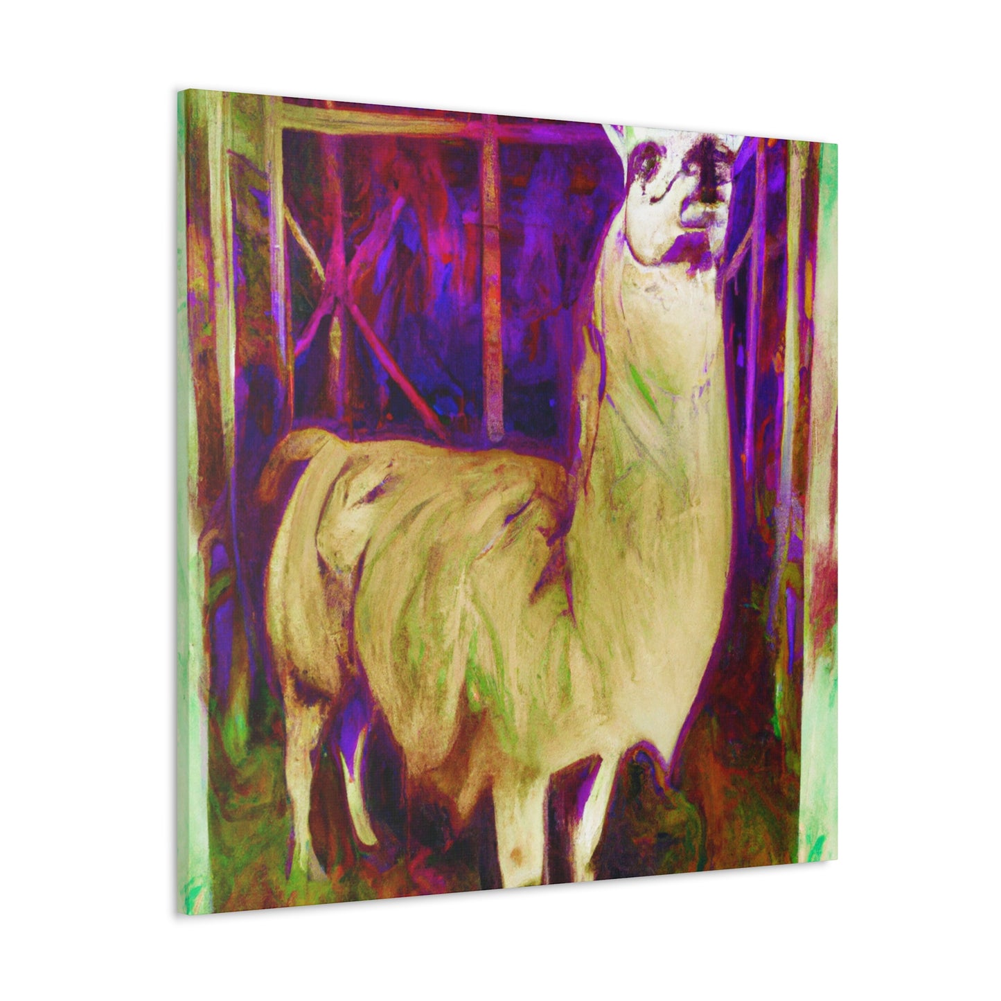 Llama Majestic Splendor - Canvas