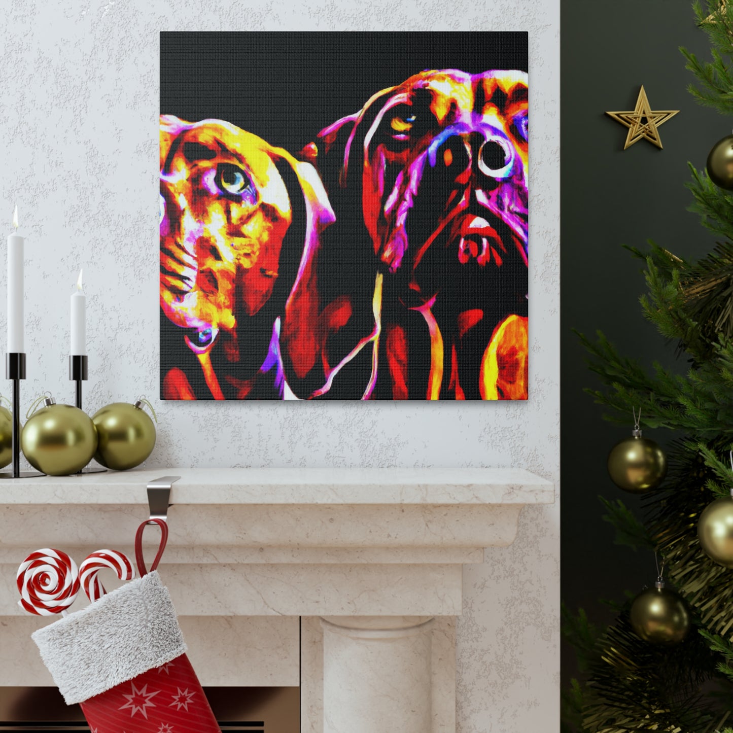 Ridgeback in the Sunset - Canvas