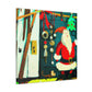 Santa's Wintry Workshop - Canvas