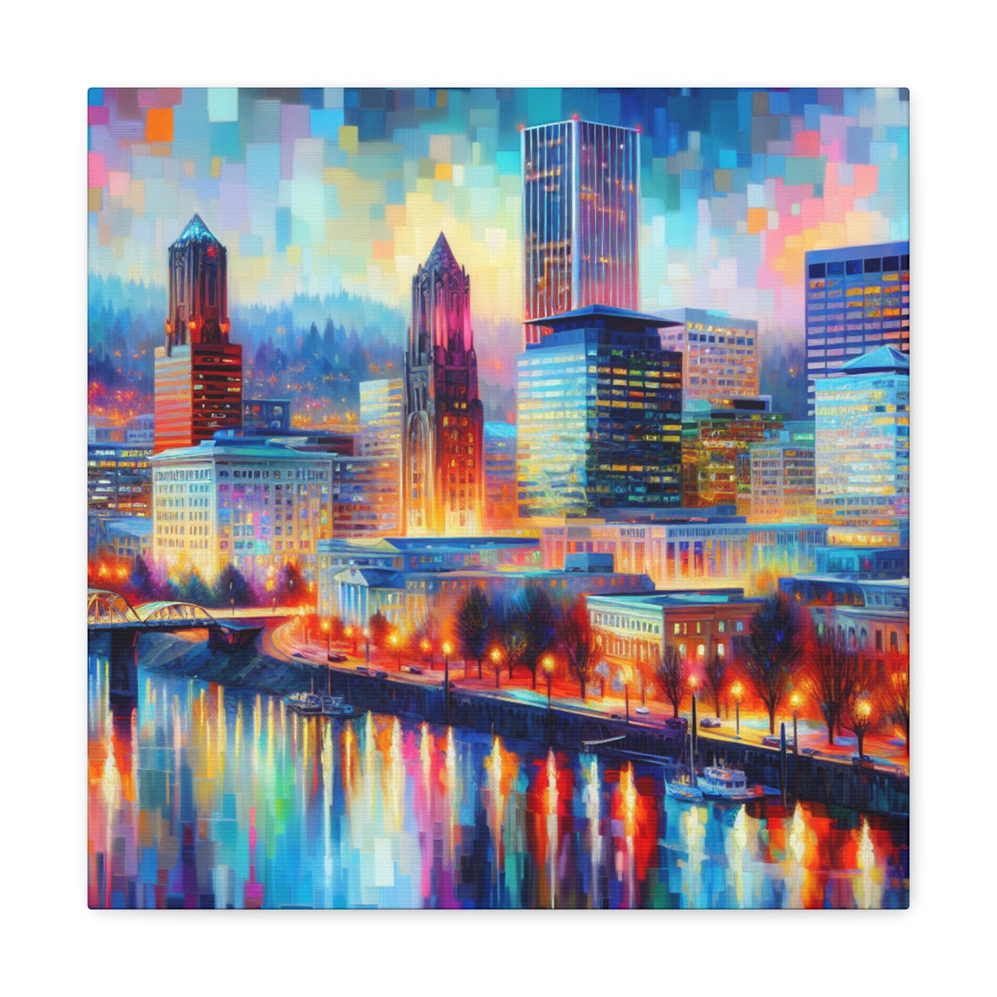 "City of Pacific Dreams" - Canvas