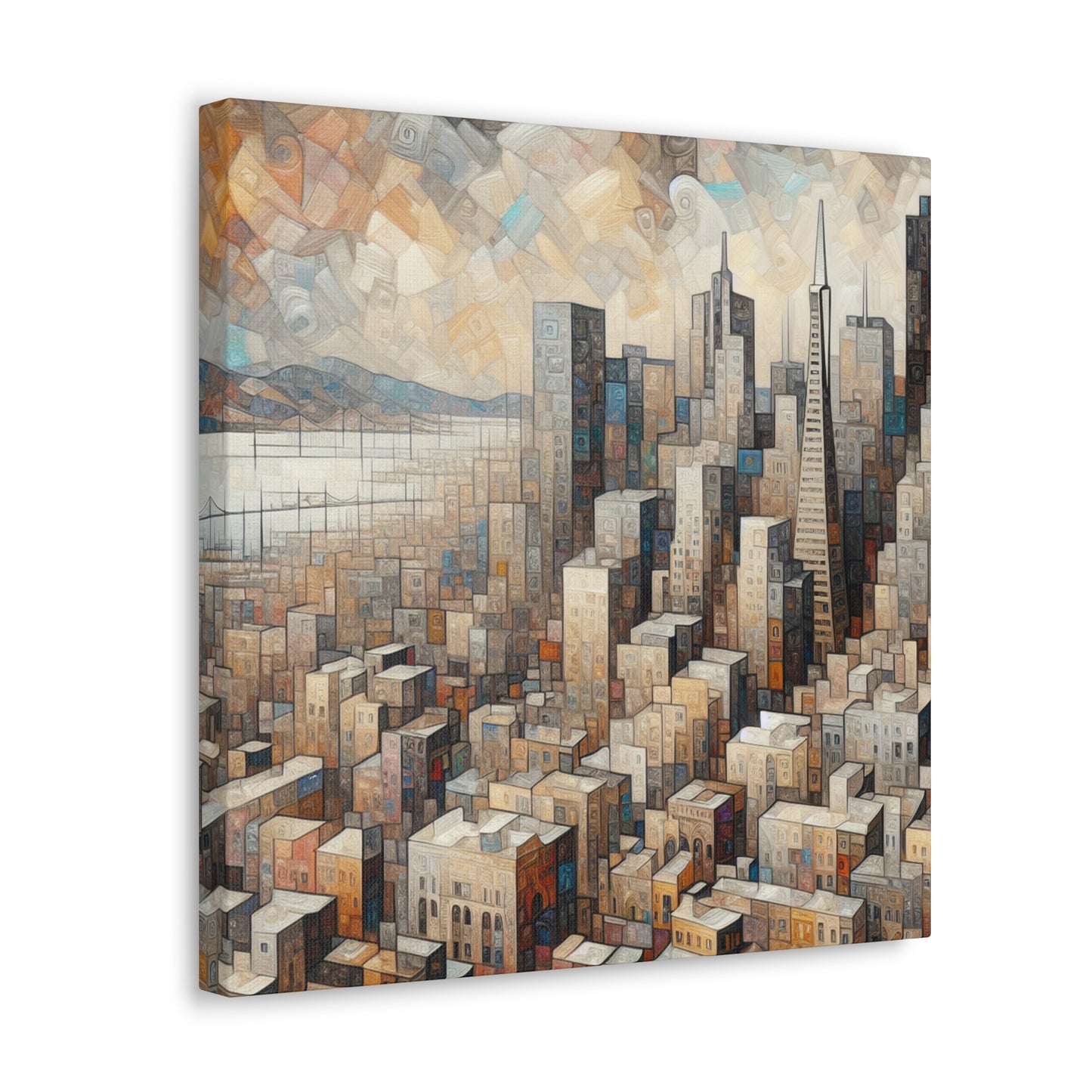 Foggy City Gravitation - Canvas