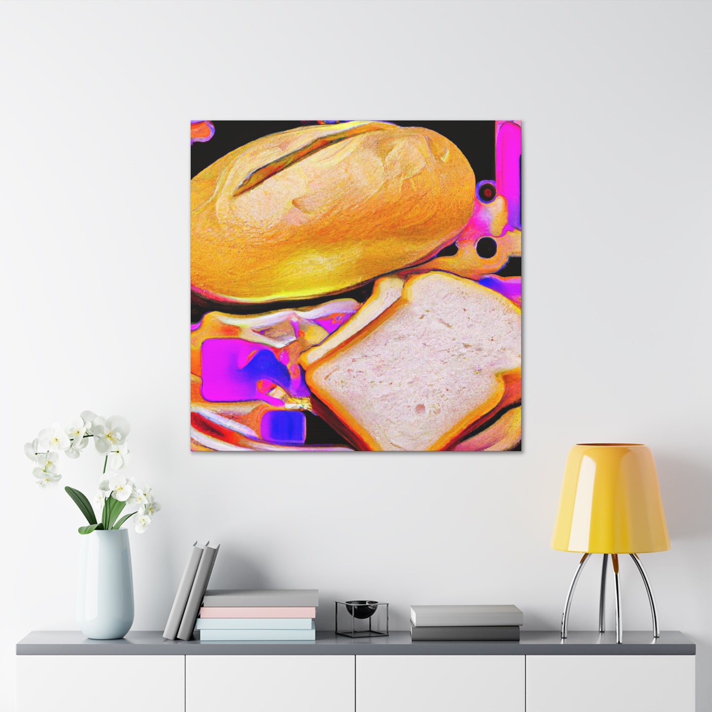 Bread amid Fauvism - Canvas