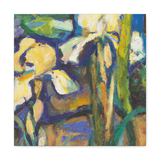 Iris in Expressionism - Canvas