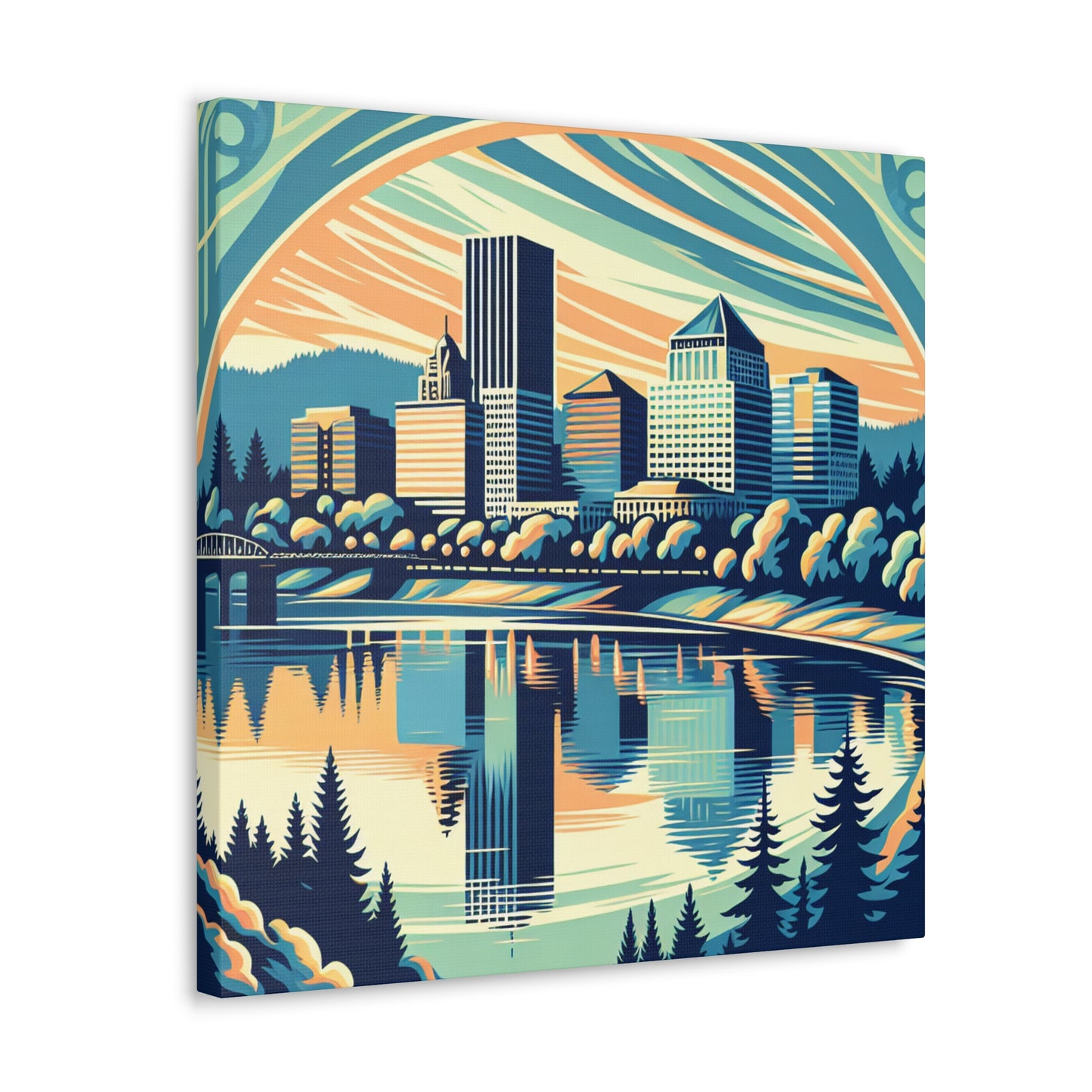 "Enchanting Grace of Portland" - Canvas