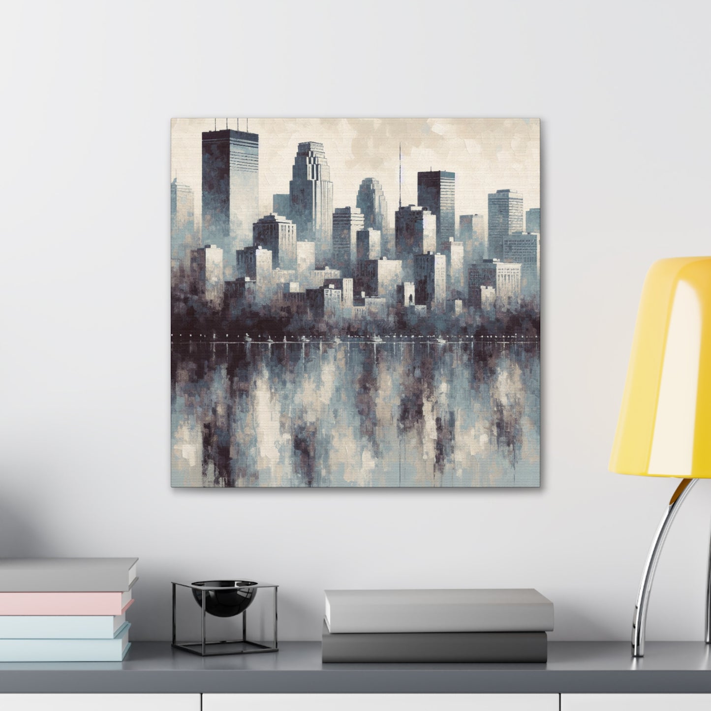 Cityscape Symphony Journey Home - Canvas