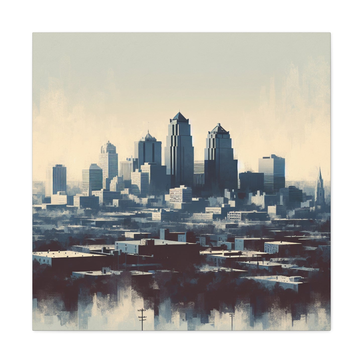 "Urban Tapestry: Kansas City" - Canvas