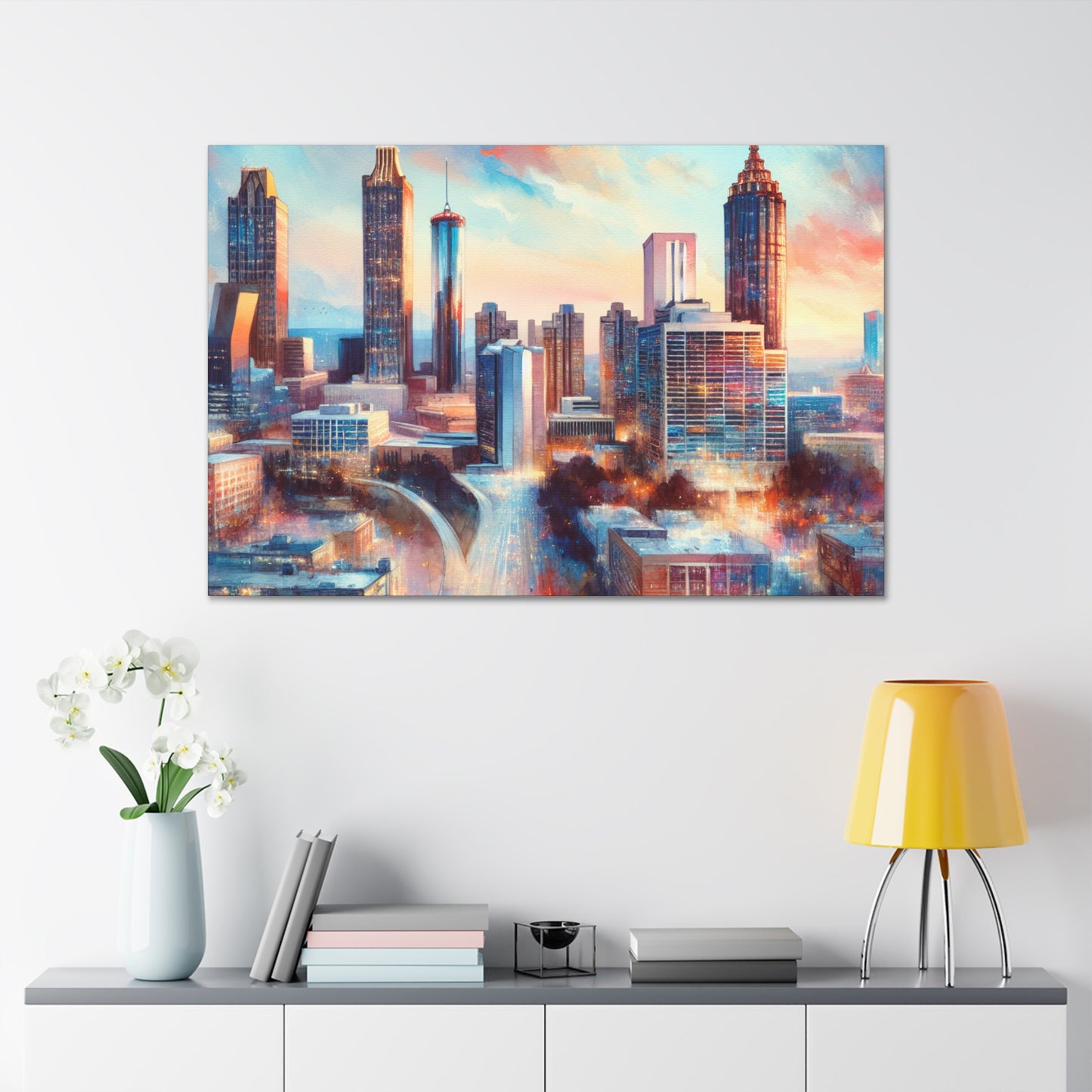 Georgia Dreamscape: Ablaze Magnolia - Canvas