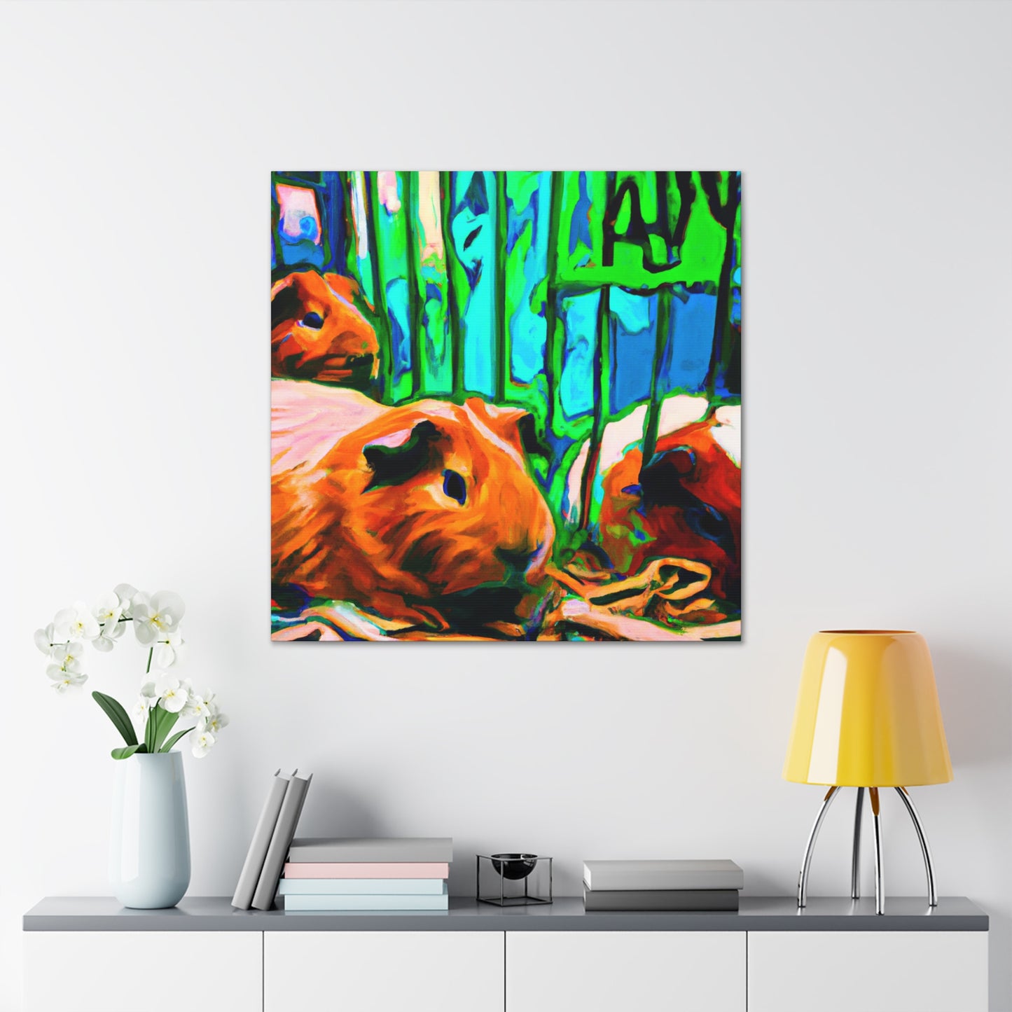 Guinea Pig Wonderland - Canvas