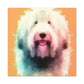 Old English Sheepdog Joy - Canvas