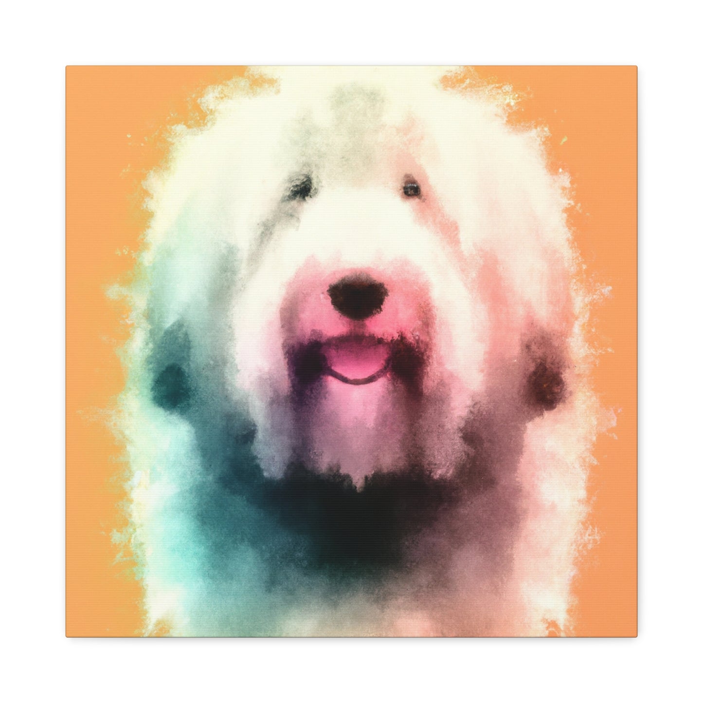 Old English Sheepdog Joy - Canvas