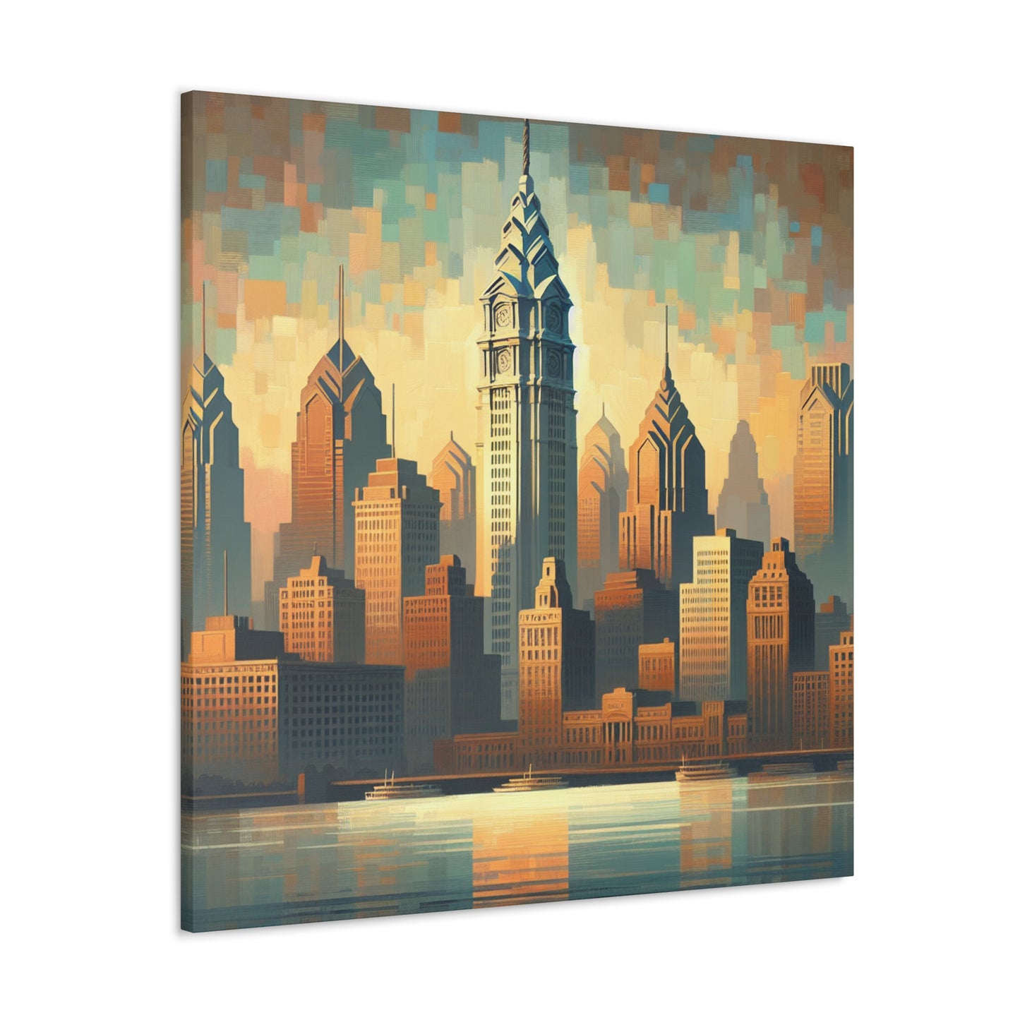 "City of Brotherly Brushstrokes" - Canvas