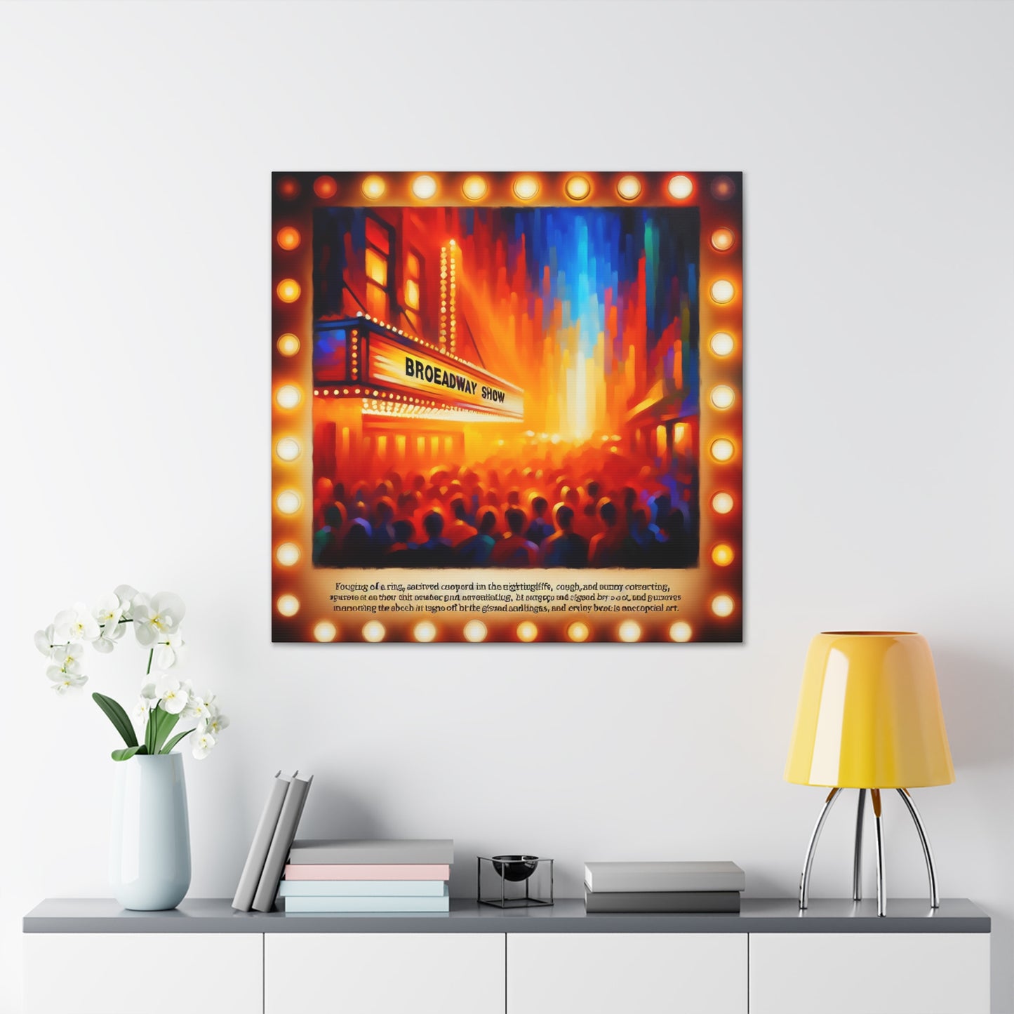 "Luminous Curtain Call" - Canvas