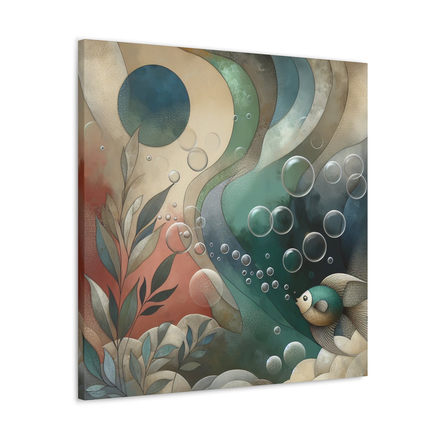 "Dreamy Aquatic Wonderland" - Canvas