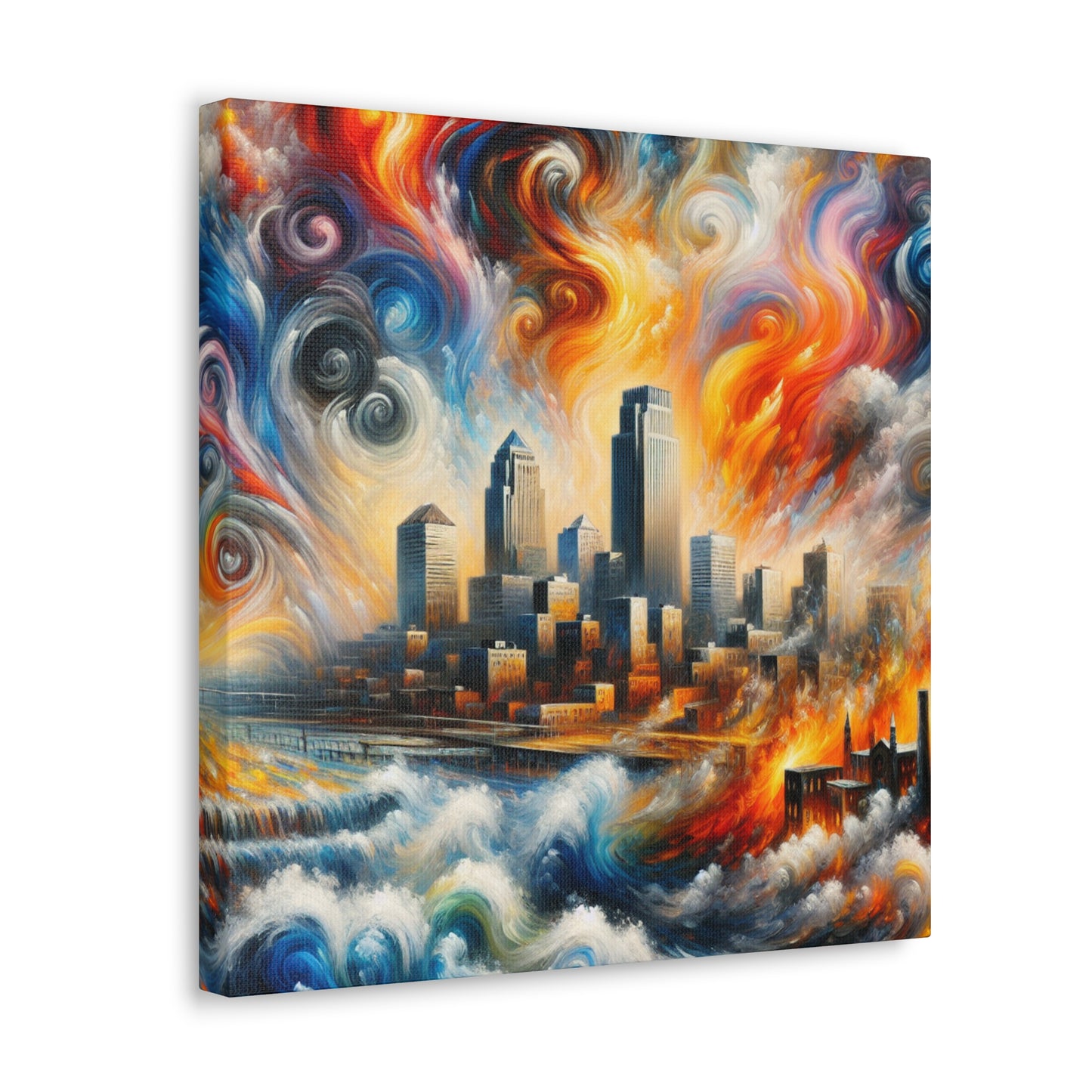 "Apocalyptic Urban Resurgence" - Canvas