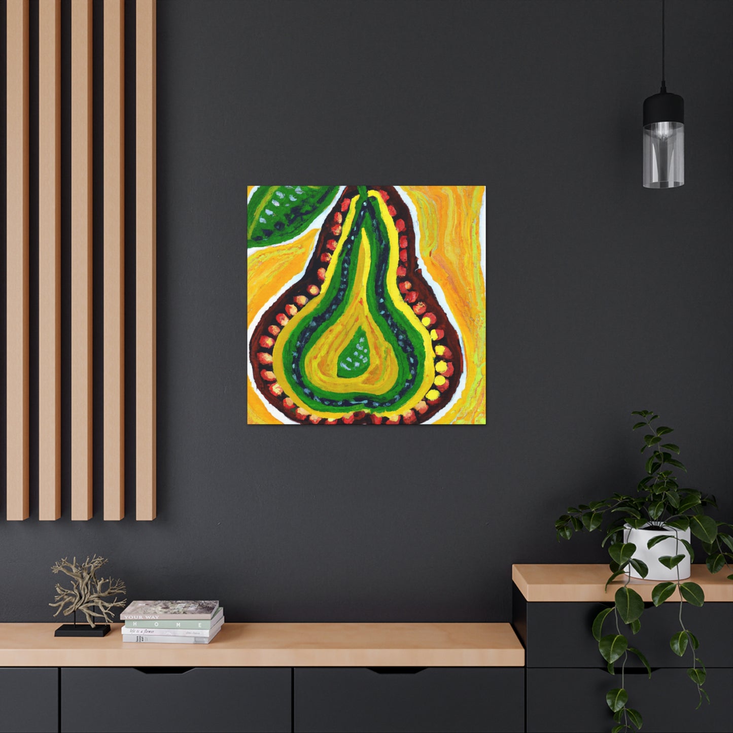 "Pear of Plenty Abound" - Canvas