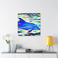 "Dolphin on the Waves" - Canvas