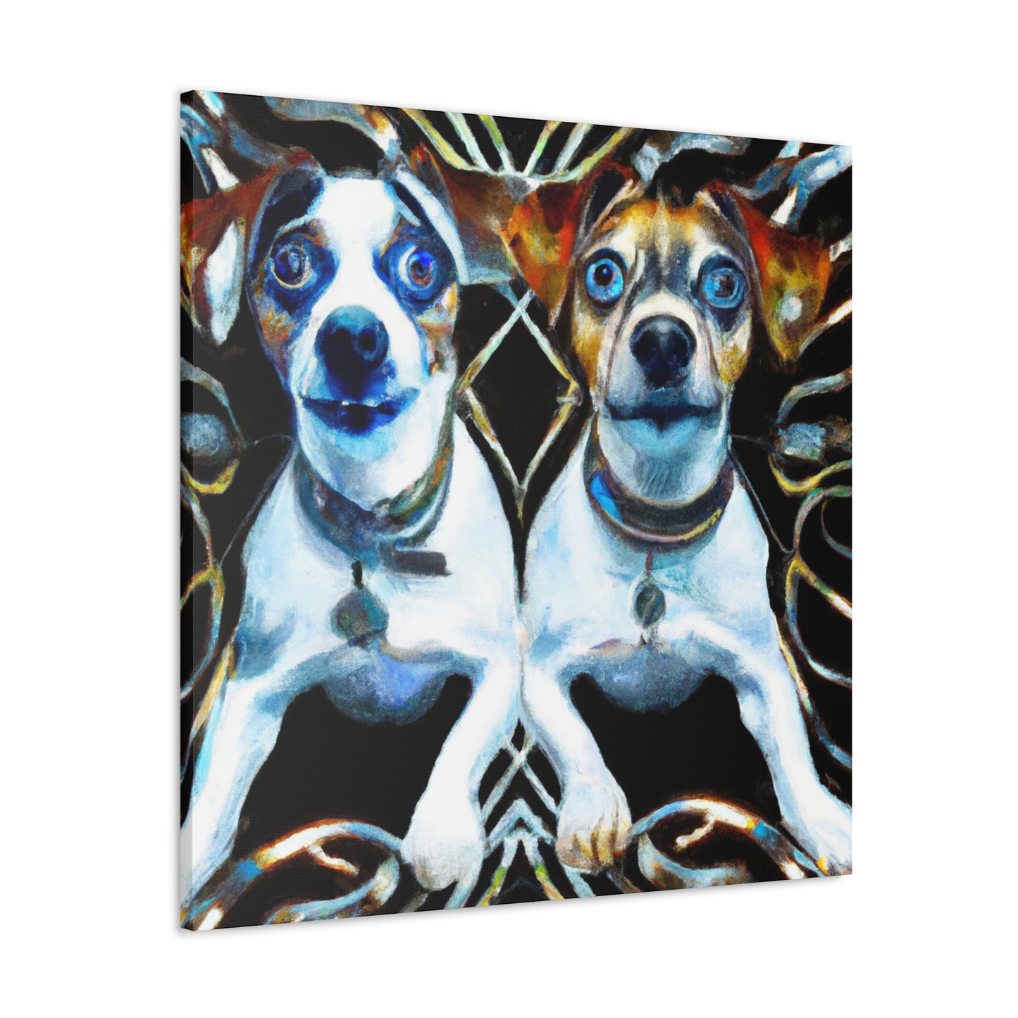 "Jack Russell Reflection" - Canvas