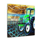 Tractor's Bold Awakening - Canvas