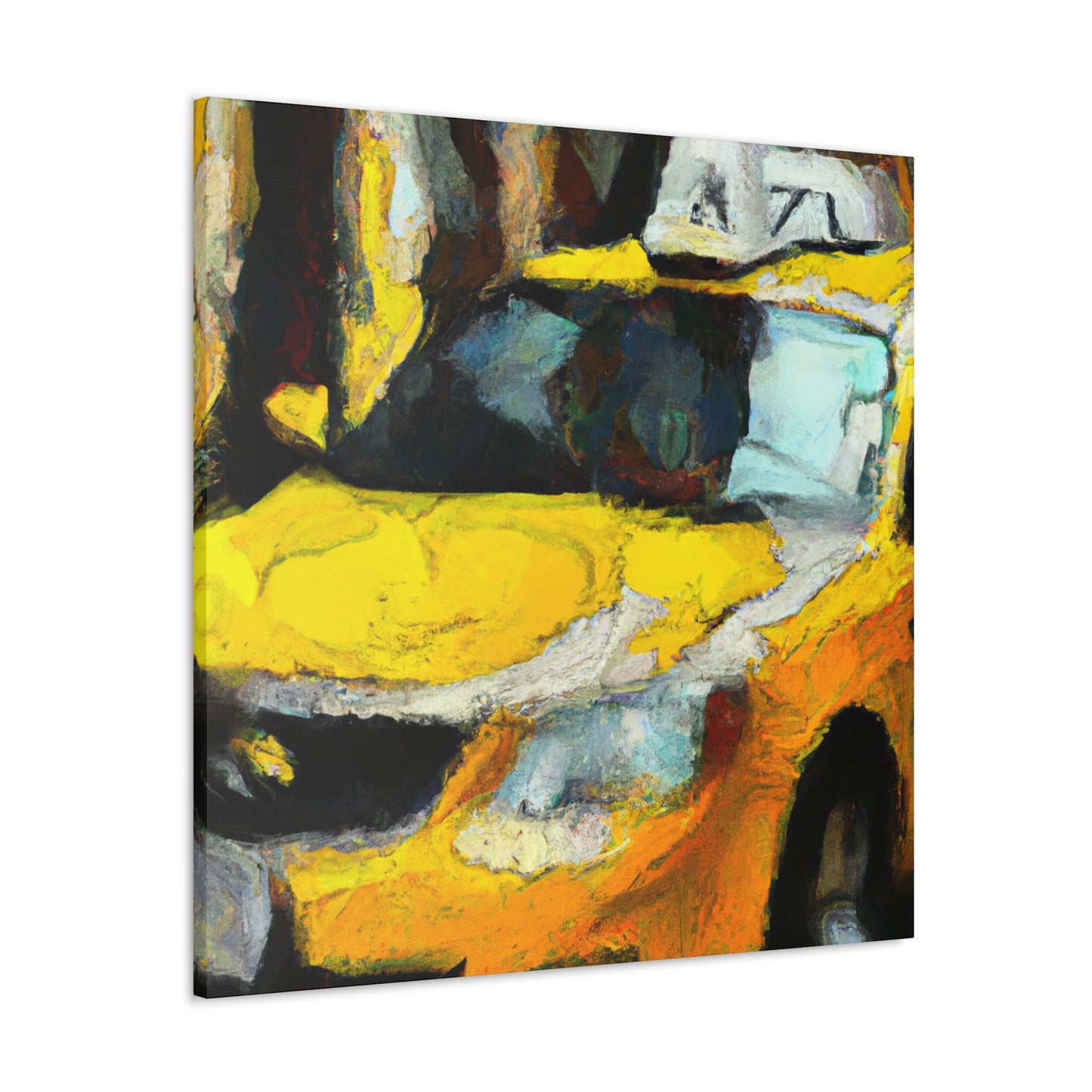 Taxi in the City - Canvas