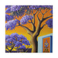 "Purple Jacaranda Bloom" - Canvas