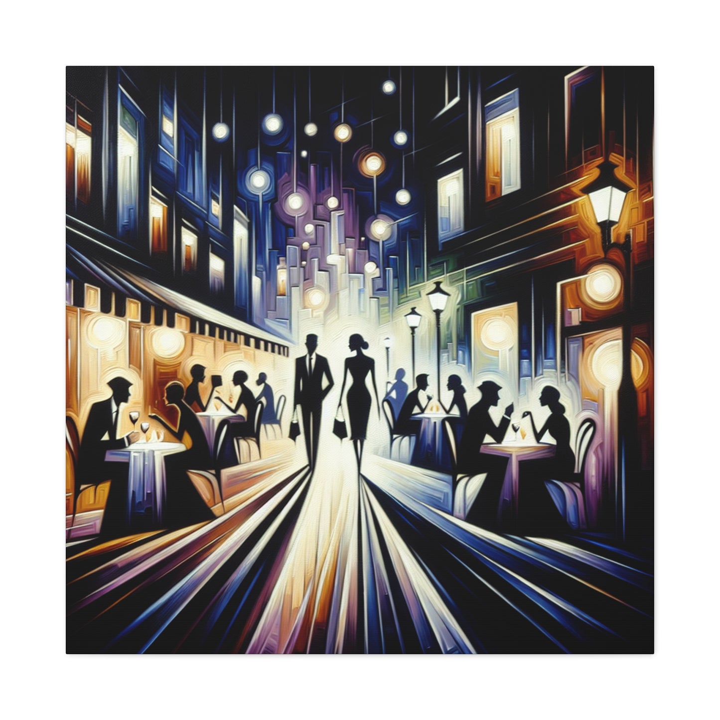 Moonlit Tango Oasis - Canvas