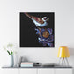 "Song Sparrow Delightful Singing" - Canvas