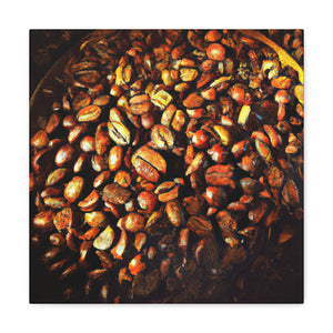 Coffee Beans Harvested - Canvas