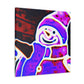 Snowman Pop Art Bliss - Canvas