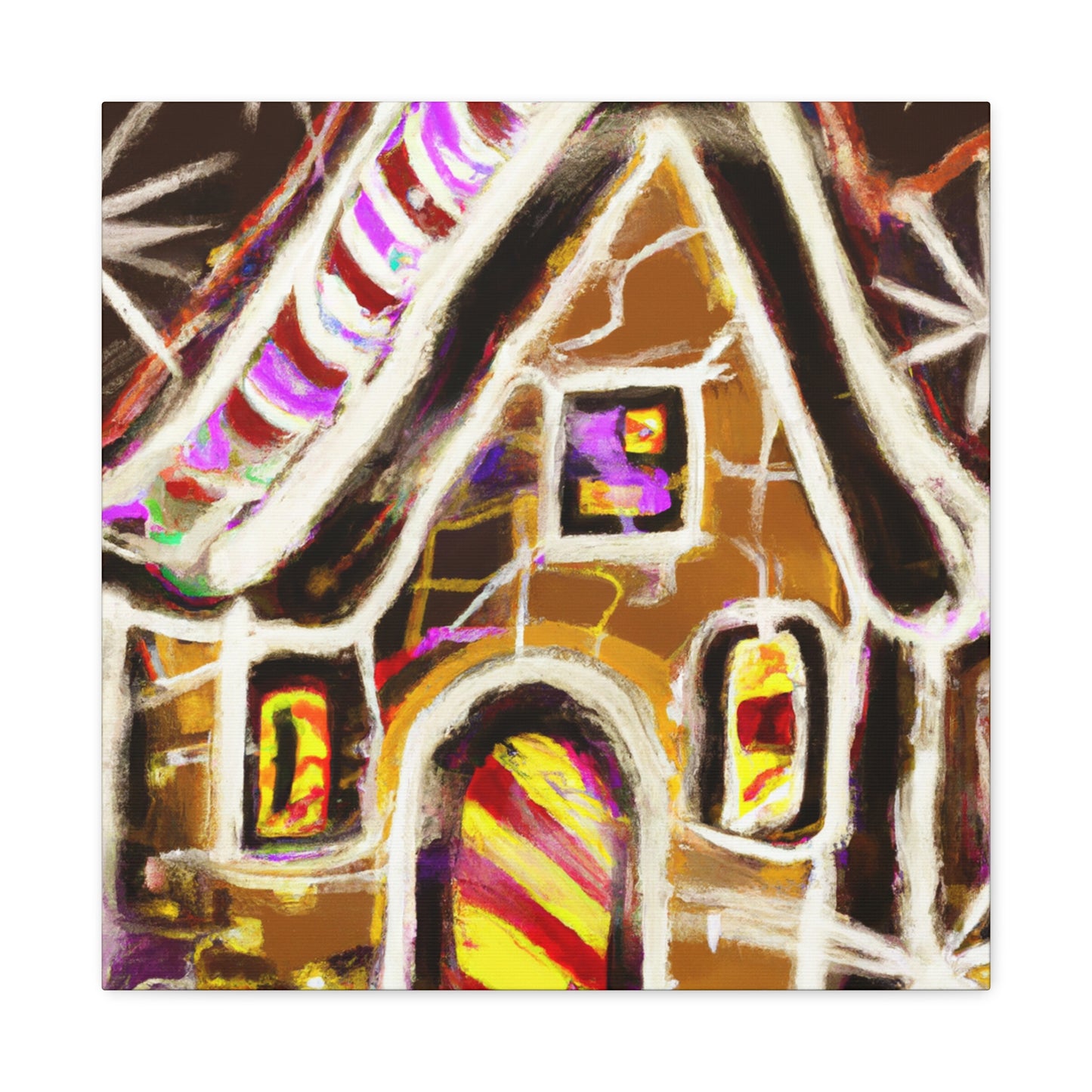 Gingerbread Dream House - Canvas