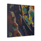 Climbing Rock Majesties - Canvas