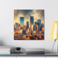 "Metropolis Unveiling Serenity" - Canvas